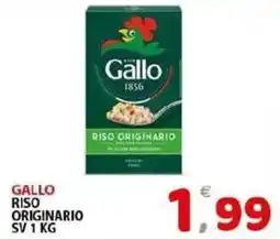Il Centro Superstore Gallo riso originario offerta