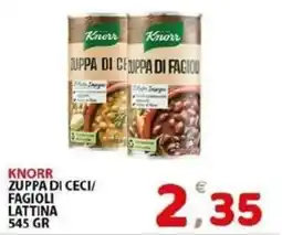 Il Centro Superstore Knorr zuppa di ceci/fagioli offerta