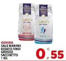 Il Centro Superstore Gemma sale marino iodato offerta