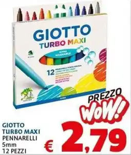 Casa & Co Giotto Turbo Maxi Pennarelli offerta