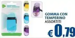 Casa & Co Gomma con temperino assortiti offerta