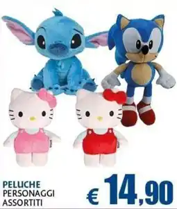 Casa & Co Peluche personaggi assortiti offerta