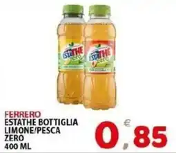 Il Centro Superstore Ferrero estathe bottiglia limone/pesca zero offerta