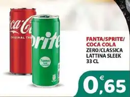 Il Centro Superstore Fanta/Sprite/Coca Cola Zero/Classica Lattina Sleek offerta