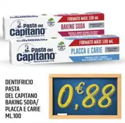 Ard Discount Dentifricio pasta del capitano baking soda/placca e carie offerta
