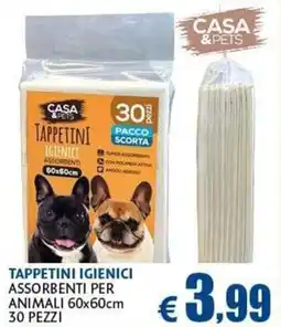 Casa & Co Tappetini igienici assorbenti per animali Casa & Pets offerta