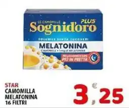 Il Centro Superstore Sognidoro Camomilla Melatonina offerta