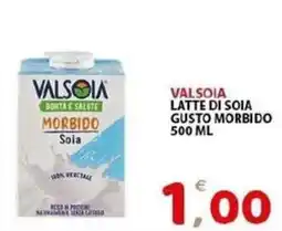 Il Centro Superstore Valsòia latte di soia gusto morbido offerta