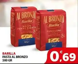 Il Centro Superstore Barilla pasta al bronzo offerta