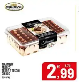 Ard Discount Tiramisù fresco Terre e Tesori offerta