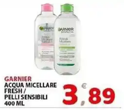 Il Centro Superstore Garnier acqua micellare fresh pelli sensibili offerta