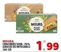 Il Centro Superstore Misura crackers Soia offerta