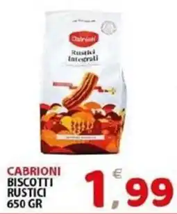 Il Centro Superstore Cabrioni biscotti rustici offerta