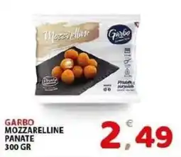 Il Centro Superstore Garbo mozzarelline panate offerta