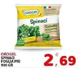 Il Centro Superstore Orogel spinaci foglia più offerta