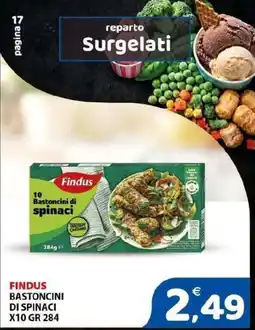 Il Centro Superstore Findus Bastoncini di spinaci offerta