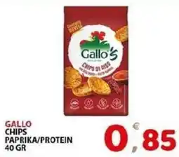 Il Centro Superstore Gallo chips paprika/protein offerta