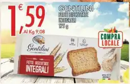 Crai Gentilini fette biscottate integrali offerta