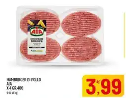 Ard Discount Hamburger di pollo AIA offerta
