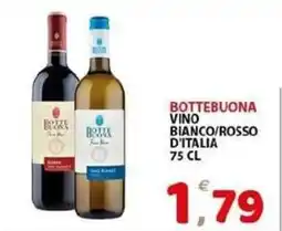 Il Centro Superstore Bottebuona vino bianco/rosso offerta