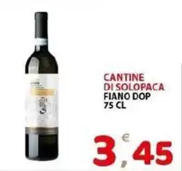 Il Centro Superstore Cantine di Solopaca Fiano DOP offerta