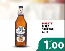 Il Centro Superstore Poretti birra 3 luppoli offerta