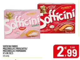 Ard Discount Sofficini Findus Mozzarella e Prosciutto offerta
