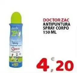 Il Centro Superstore Doctor Zac antipuntura spray corpo offerta