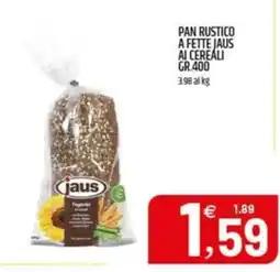 Ard Discount Pan rustico a fette Jaus ai cereali offerta