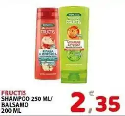 Il Centro Superstore Fructis shampoo e balsamo offerta