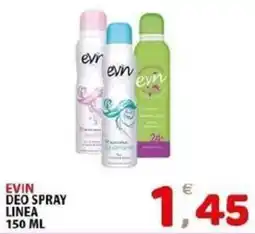 Il Centro Superstore Evin deo spray linea offerta