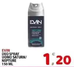 Il Centro Superstore Evin deo spray uomo saturn/neptune offerta