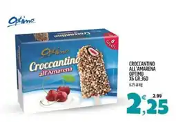 Ard Discount Optimo Croccantino all'Amarena offerta