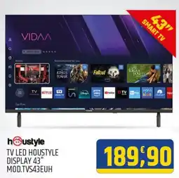 Ard Discount TV LED HOUSTYLE DISPLAY 43" offerta