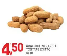 Carni e Affini Supermercati Arachidi in guscio tostate Egitto offerta