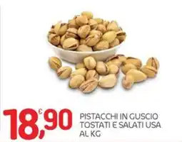 Carni e Affini Supermercati Pistacchi in guscio tostati e salati USA offerta