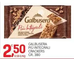 Carni e Affini Supermercati Galbusera Più Integrali Crackers offerta