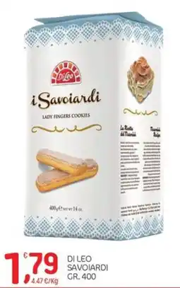 Carni e Affini Supermercati Di Leo Savoiardi offerta