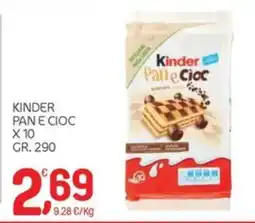 Carni e Affini Supermercati Kinder Pane Cioc offerta