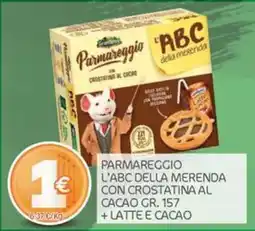 Carni e Affini Supermercati Parmareggio l'ABC della merenda con crostatina al cacao offerta