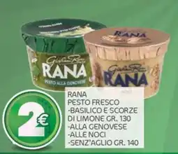 Carni e Affini Supermercati Rana pesto fresco offerta