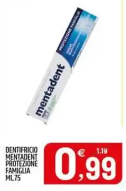 Ard Discount Dentifricio Mentadent Protezione Famiglia offerta