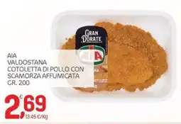 Carni e Affini Supermercati Cotoletta di pollo con scamorza affumicata AIA offerta