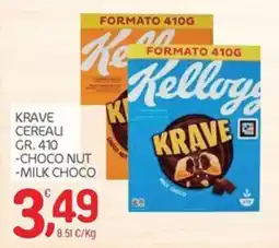 Carni e Affini Supermercati Kellogg's Krave offerta
