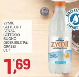 Carni e Affini Supermercati Zymil latte UHT senza lattosio offerta