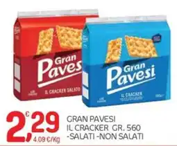 Carni e Affini Supermercati Gran Pavesi il cracker offerta