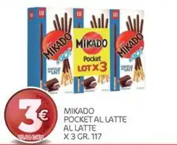 Carni e Affini Supermercati Mikado pocket al latte offerta