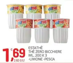 Carni e Affini Supermercati Estathè thè zero bicchiere offerta