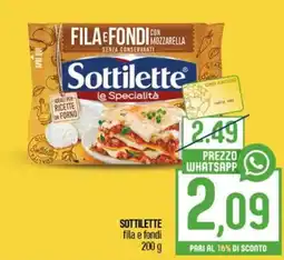 Ciro Amodio Sottilette fila e fondi offerta