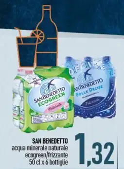 Ciro Amodio San Benedetto acqua minerale naturale ecogreen/frizzante offerta